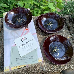 Vtg 5pc Appetizer Dessert Saucer Plate Set